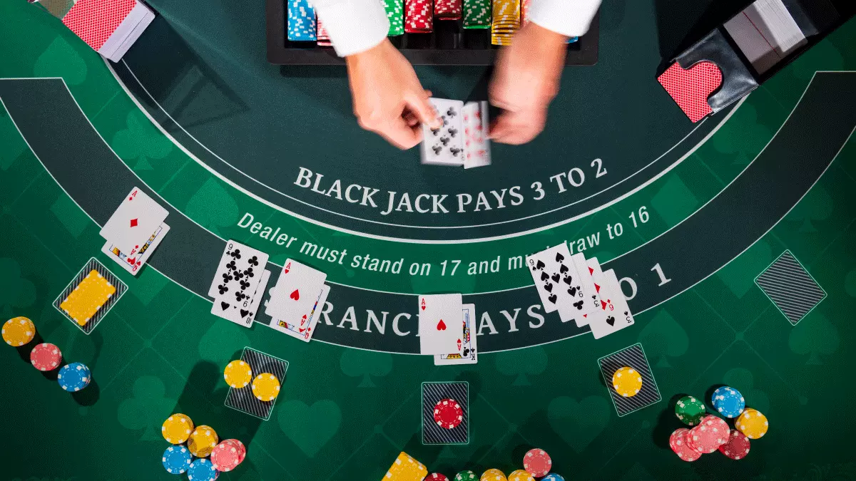 Bàn chơi các cược Blackjack 